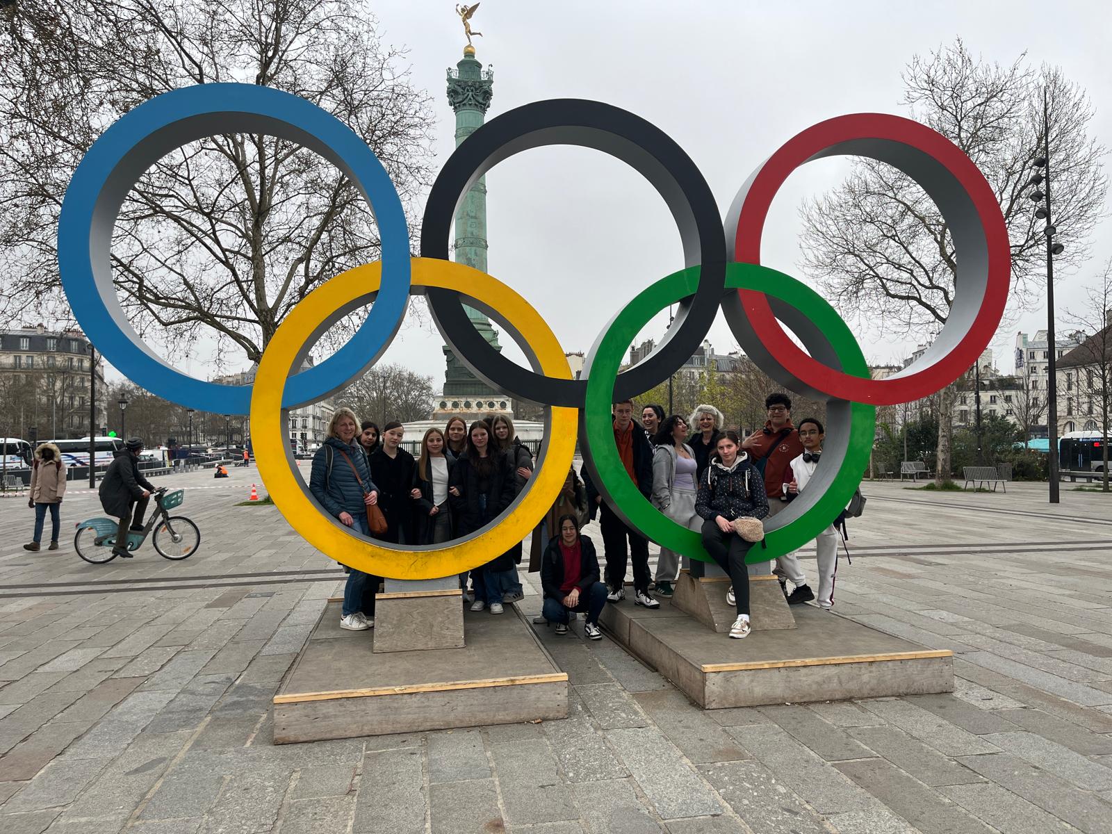 Erinnerung an die olympischen Spiele_Place de la bastille
