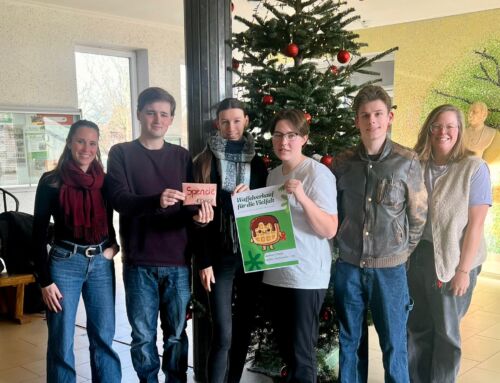 Waffelverkauf der Q2 zugunsten der AIDS-Hilfe Münster